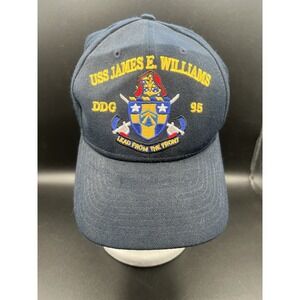 The Corps‎ USS James E. Wiliams DDG 95 Logo Blue Baseball Cap Hat Adjustable